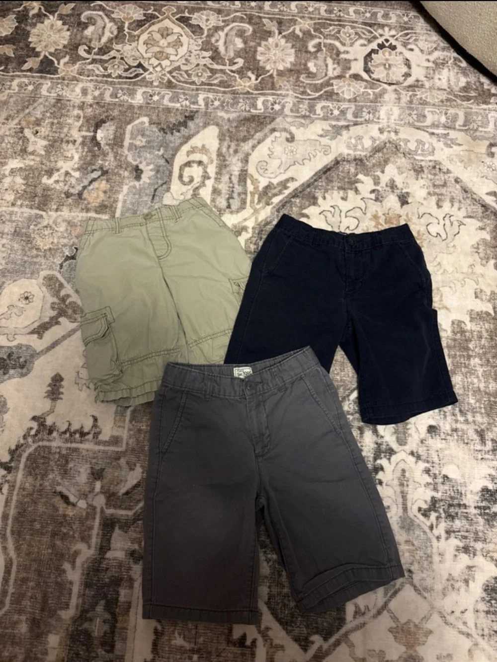 Boys Cargo and Pull-On Shorts Size 8